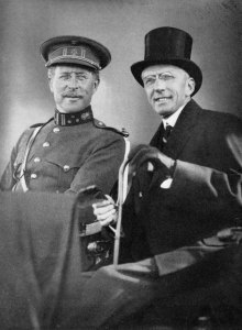 Whitlock with the Belgian King